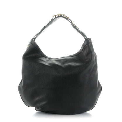 Gucci Calfskin Wave Hobo Black 1 of 7