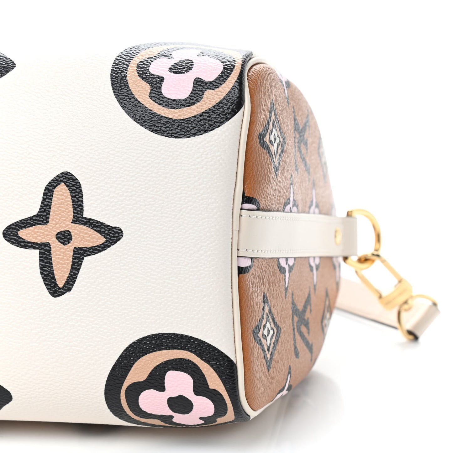 Monogram Giant Wild At Heart Speedy Bandouliere 25 Creme