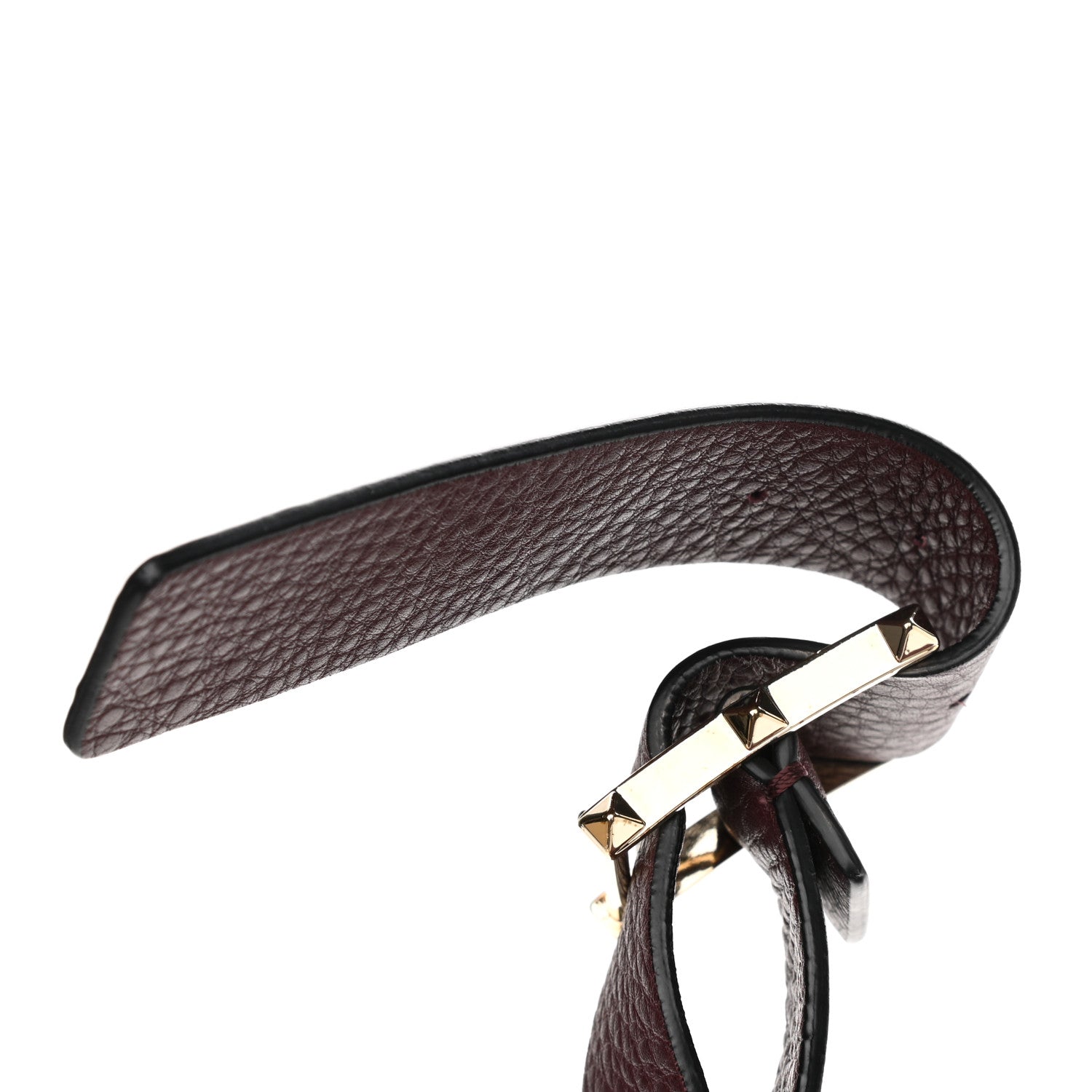 Valentino Garavani Pebbled Calfskin Large Rockstud Flip-Lock Messenger Bag Vinaccia 11 of 13