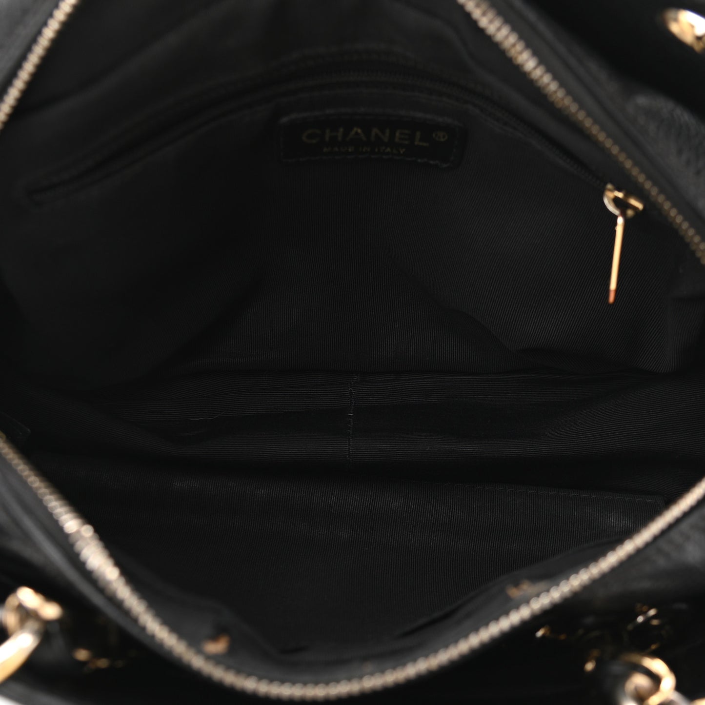 Caviar Quilted Petit Timeless Tote PTT Black
