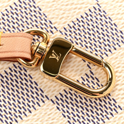 Louis Vuitton Damier Azur Neverfull MM GM Pochette Rose Ballerine 9 of 11