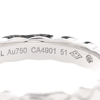 Chanel 18K White Gold Mini Coco Crush Ring 50 5.5 5 of 7