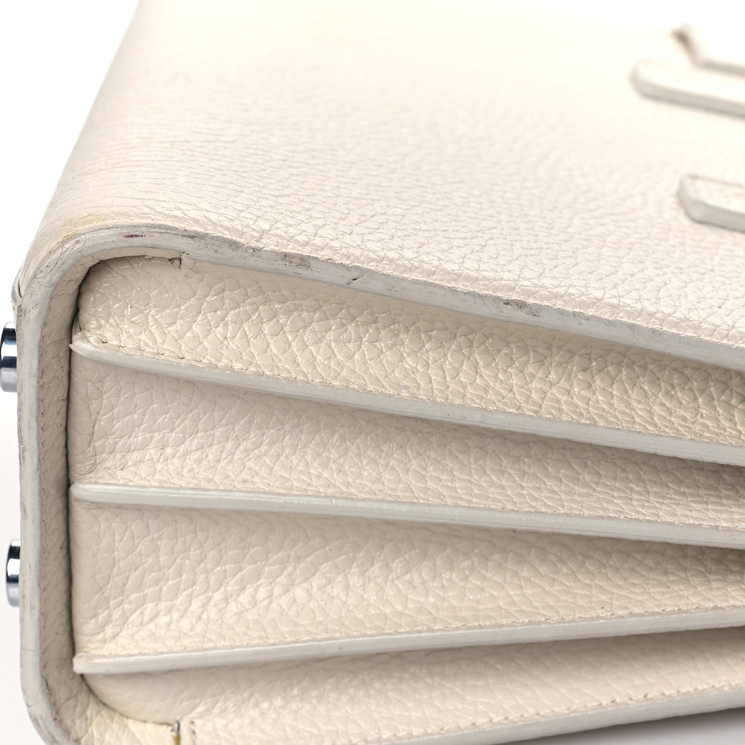 Saint Laurent Grained Calfskin Nano Sac de Jour Dove White 14 of 14
