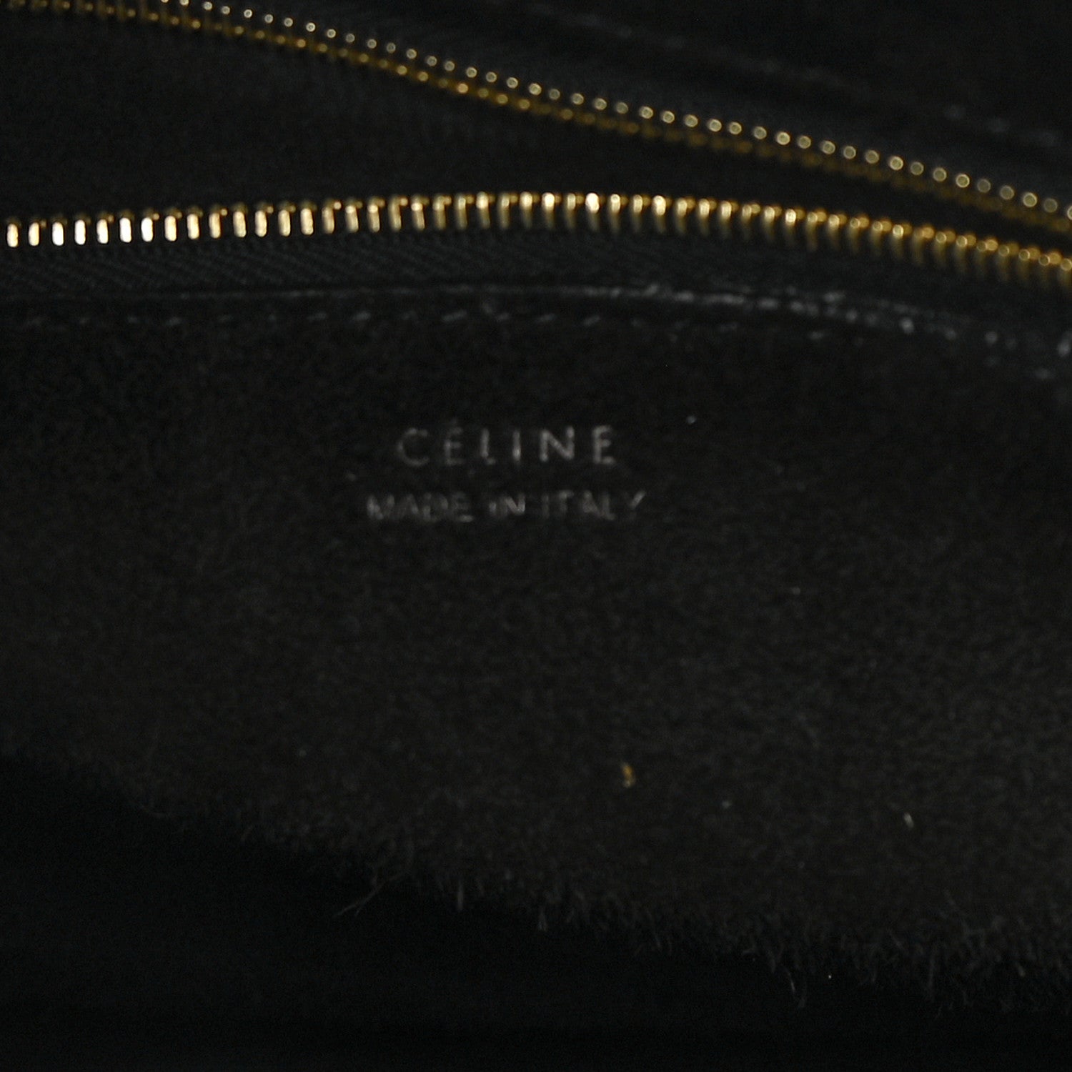 Celine Soft Grained Calfskin Sangle Bucket Bag Black 7 of 13