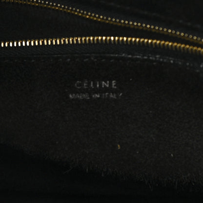 Celine Soft Grained Calfskin Sangle Bucket Bag Black 7 of 13