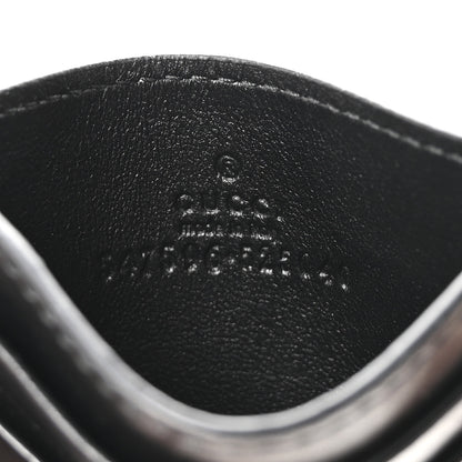 Gucci Plutone Calfskin Logo Card Holder Black 6 of 6