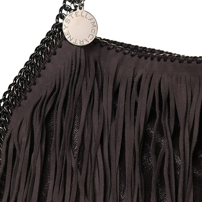 Stella McCartney Shaggy Deer Fringe Falabella Tote Brown 6 of 10