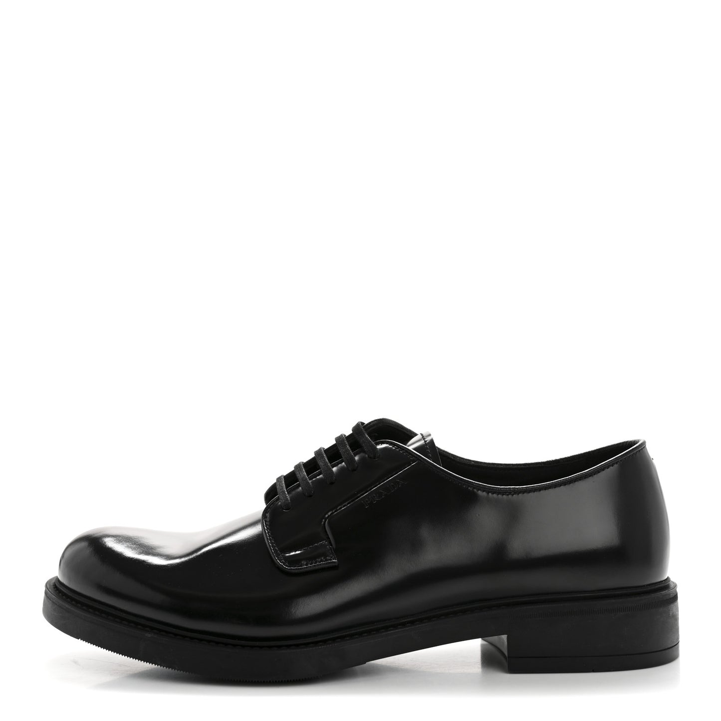 Spazzolato Mens Derby Loafers 8 Black