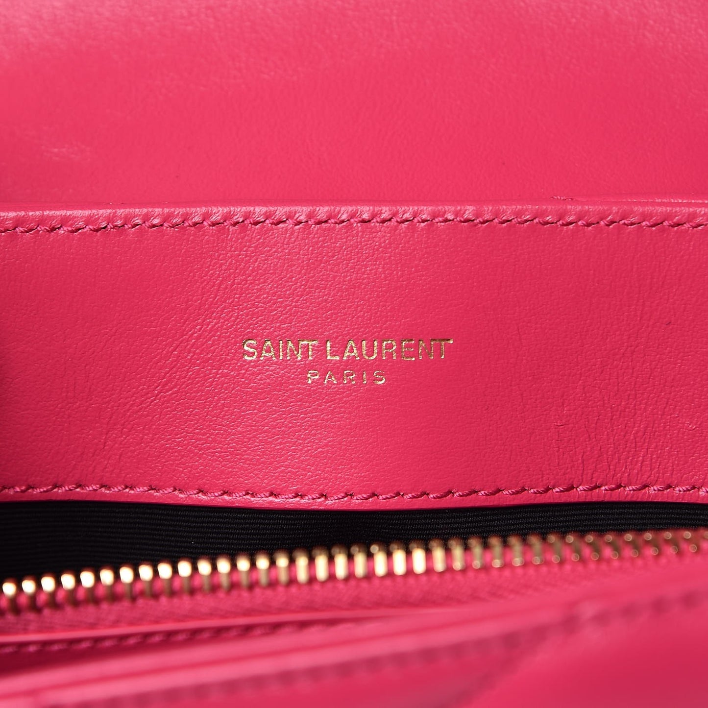Calfskin Y Quilted Monogram Small Loulou Chain Satchel Fresh Fuchsia