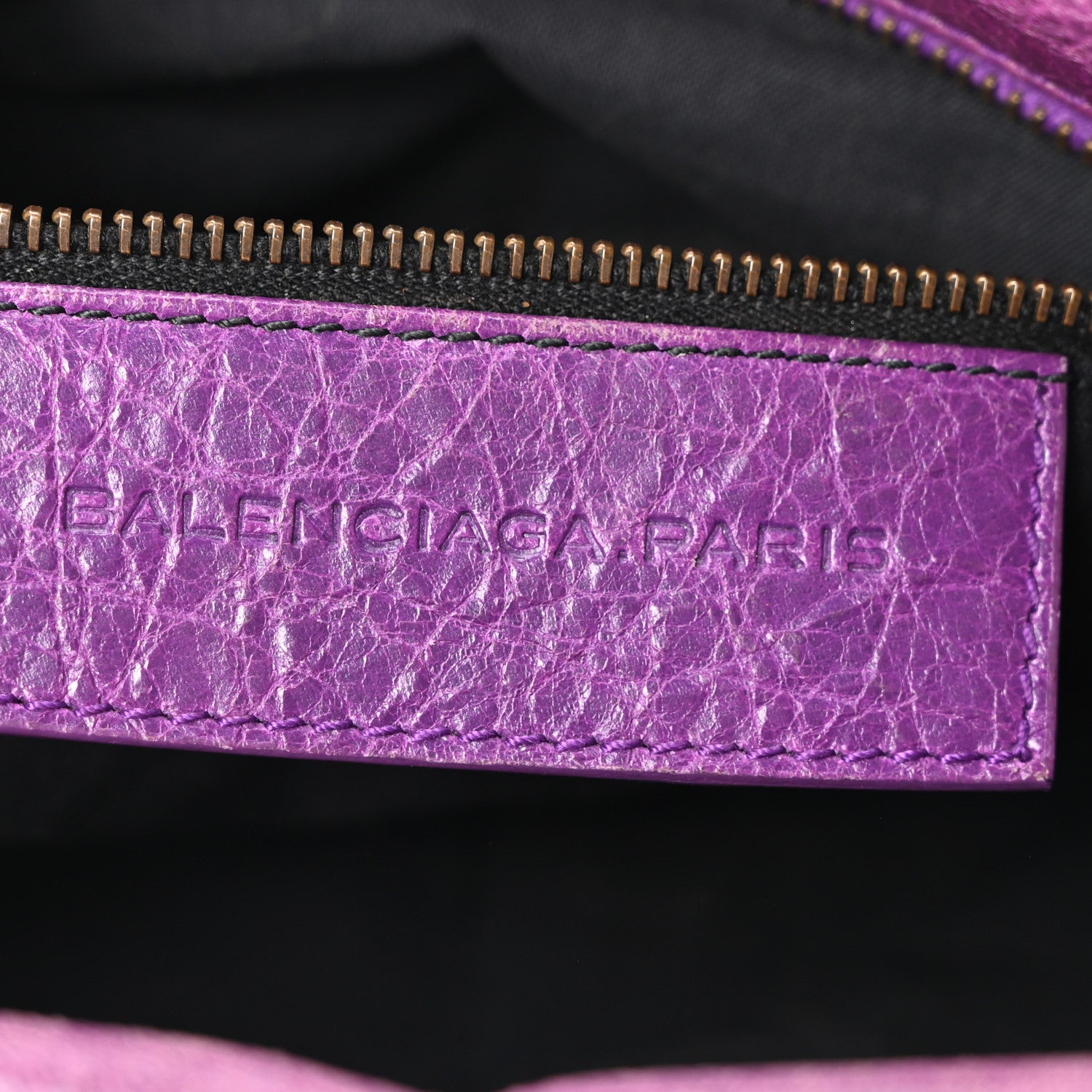 Balenciaga Agneau Classic Hardware Boston Ultraviolet 6 of 10