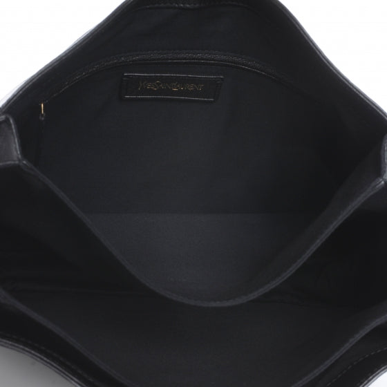 Saint Laurent Leather Medium Cabas Chyc Shoulder Bag Black 5 of 7