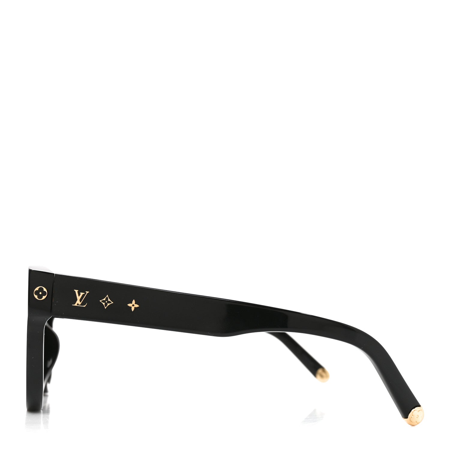 Louis Vuitton Acetate My Monogram Square Sunglasses Z1526E Black 3 of 6