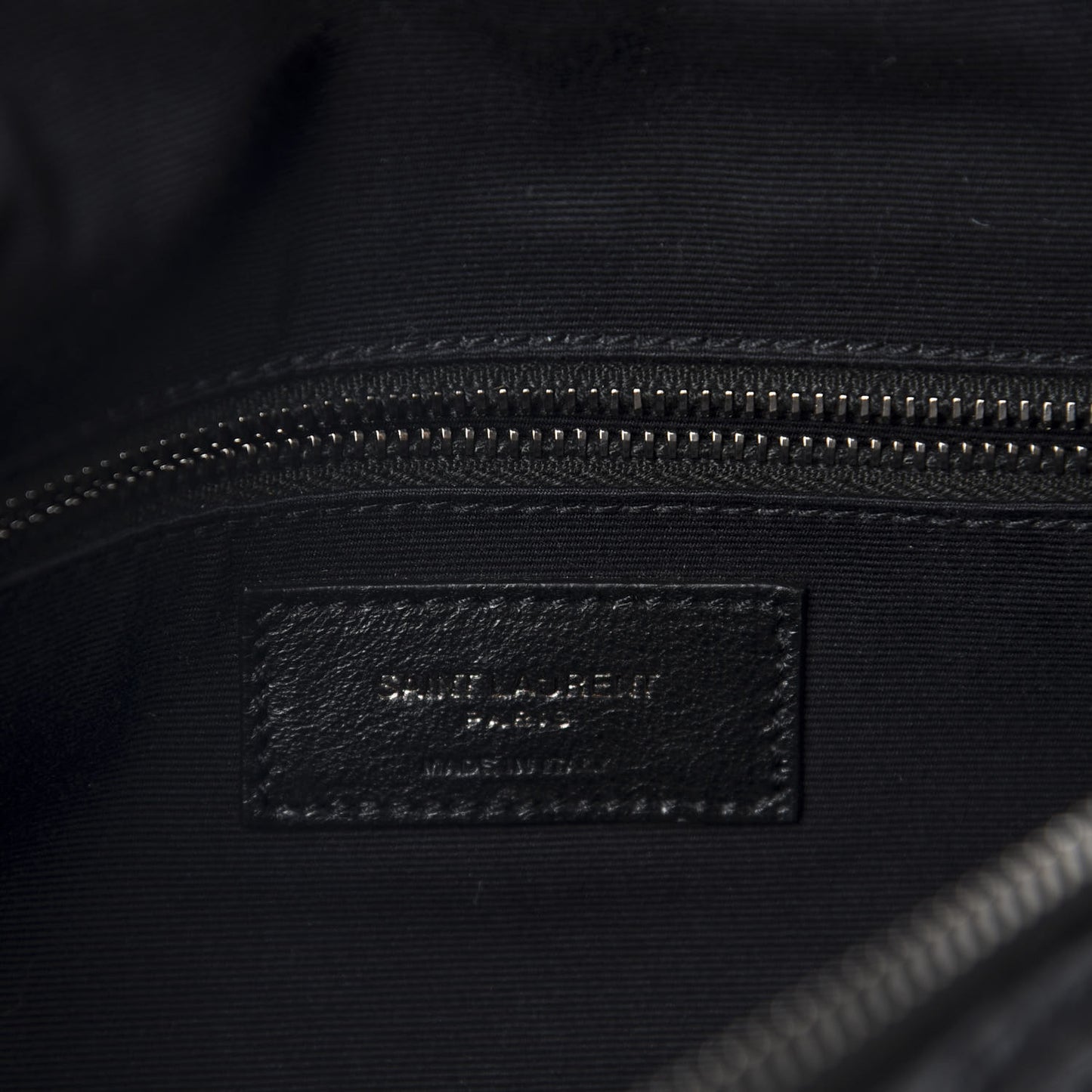 Crinkled Calfskin Matelasse Monogram Niki Body Bag Black