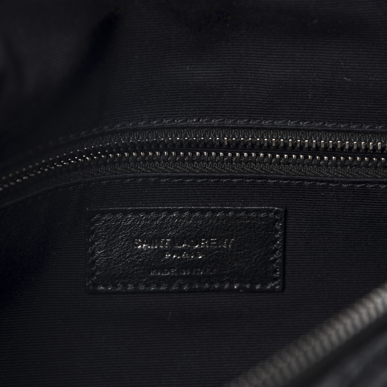 Saint Laurent Crinkled Calfskin Matelasse Monogram Niki Body Bag Black 9 of 12