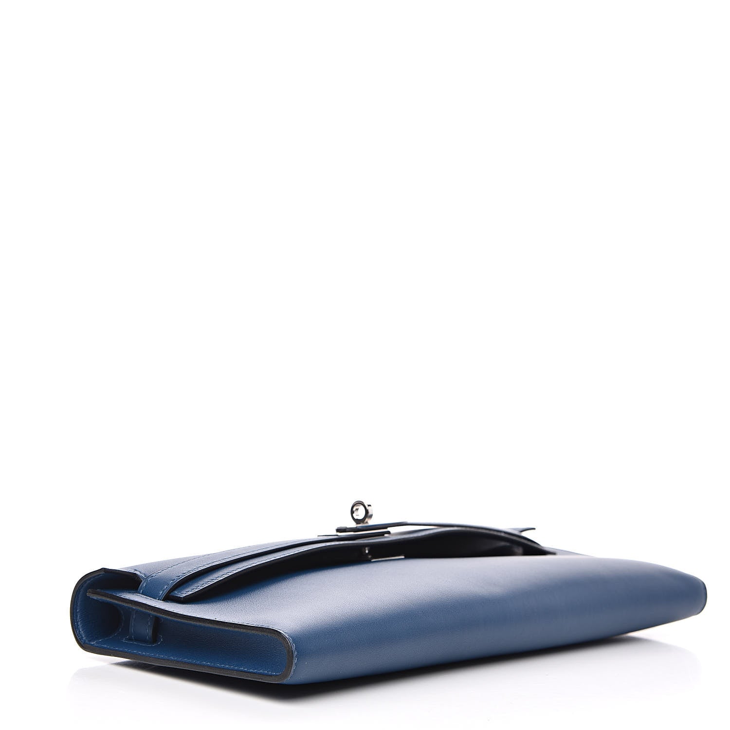 Hermes Swift Kelly Cut Clutch Pochette Deep Bleu 5 of 21