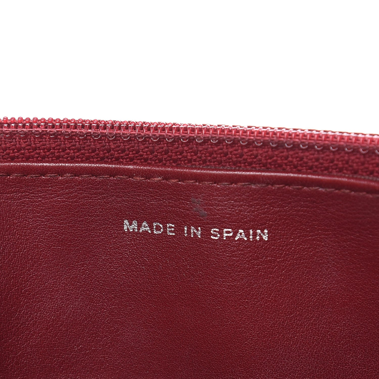 Chanel Patent Quilted Wallet On Chain WOC Red 7 of 21