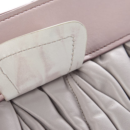 Miu Miu Nappa Matelasse Clutch Pomice Cammeo 16 of 16