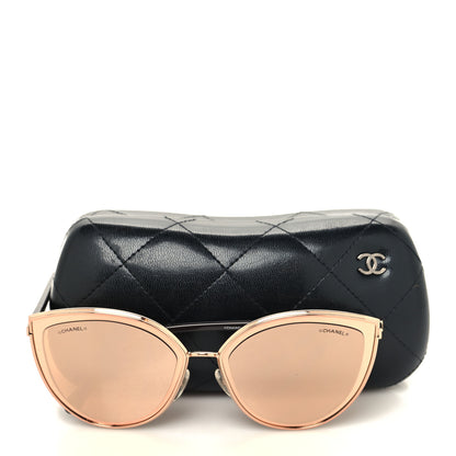 Chanel Metal Cat Eye Sunglasses 4222 Light Pink 8 of 8