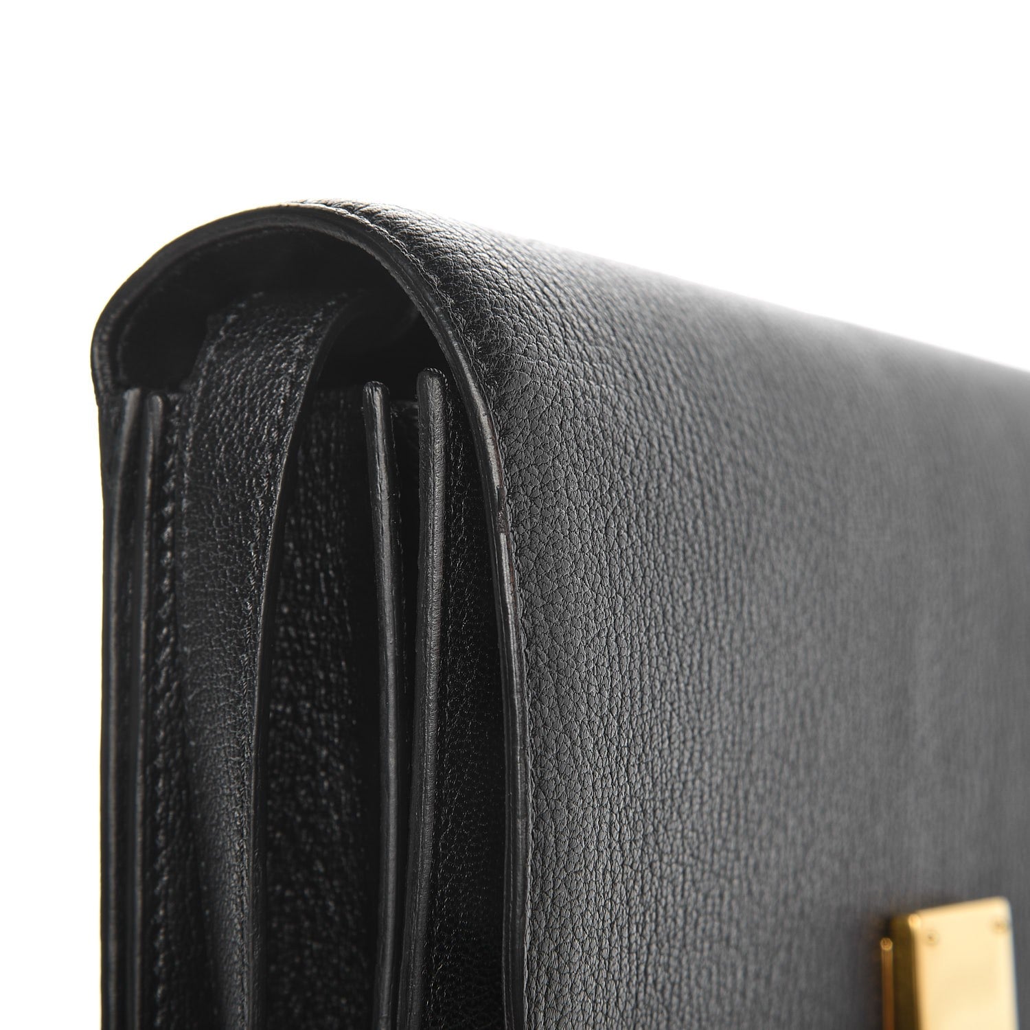 Celine Goatskin Medium Classic Box Flap Bag Black 8 of 11