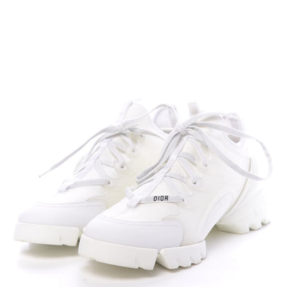Christian Dior Technical Fabric Rubber Womens D-Connect Sneakers 39 White 3 of 8