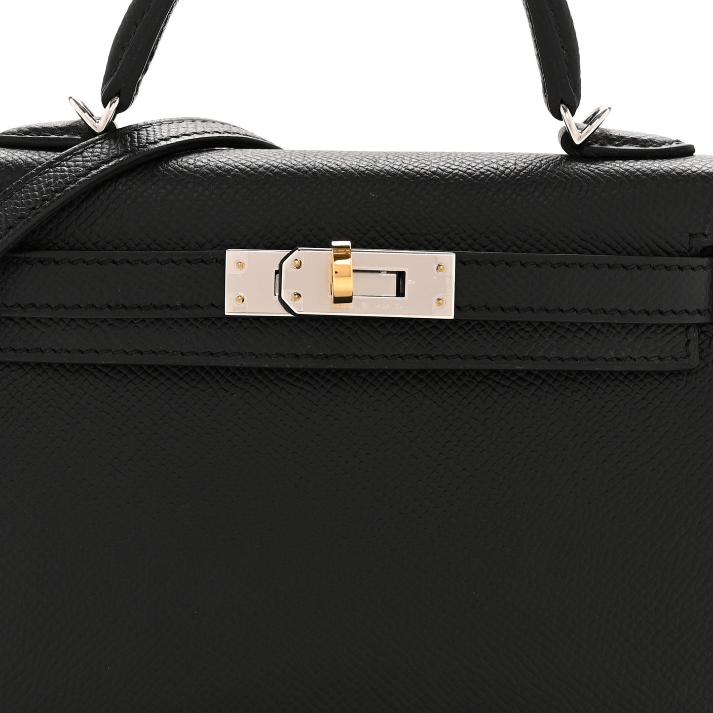 Epsom Mini Kelly Sellier 20 Black
