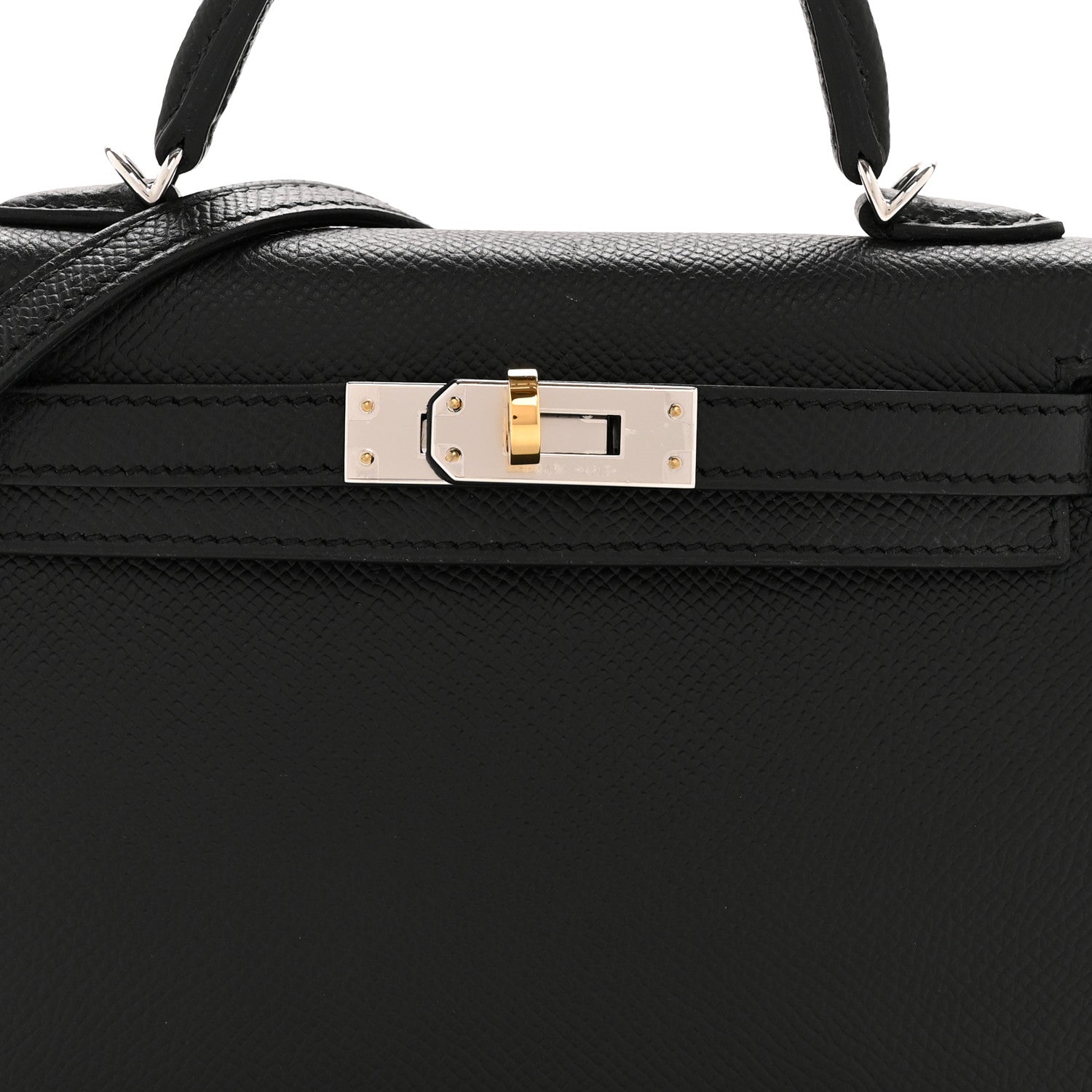 Hermes Epsom Mini Kelly Sellier 20 Black 8 of 11