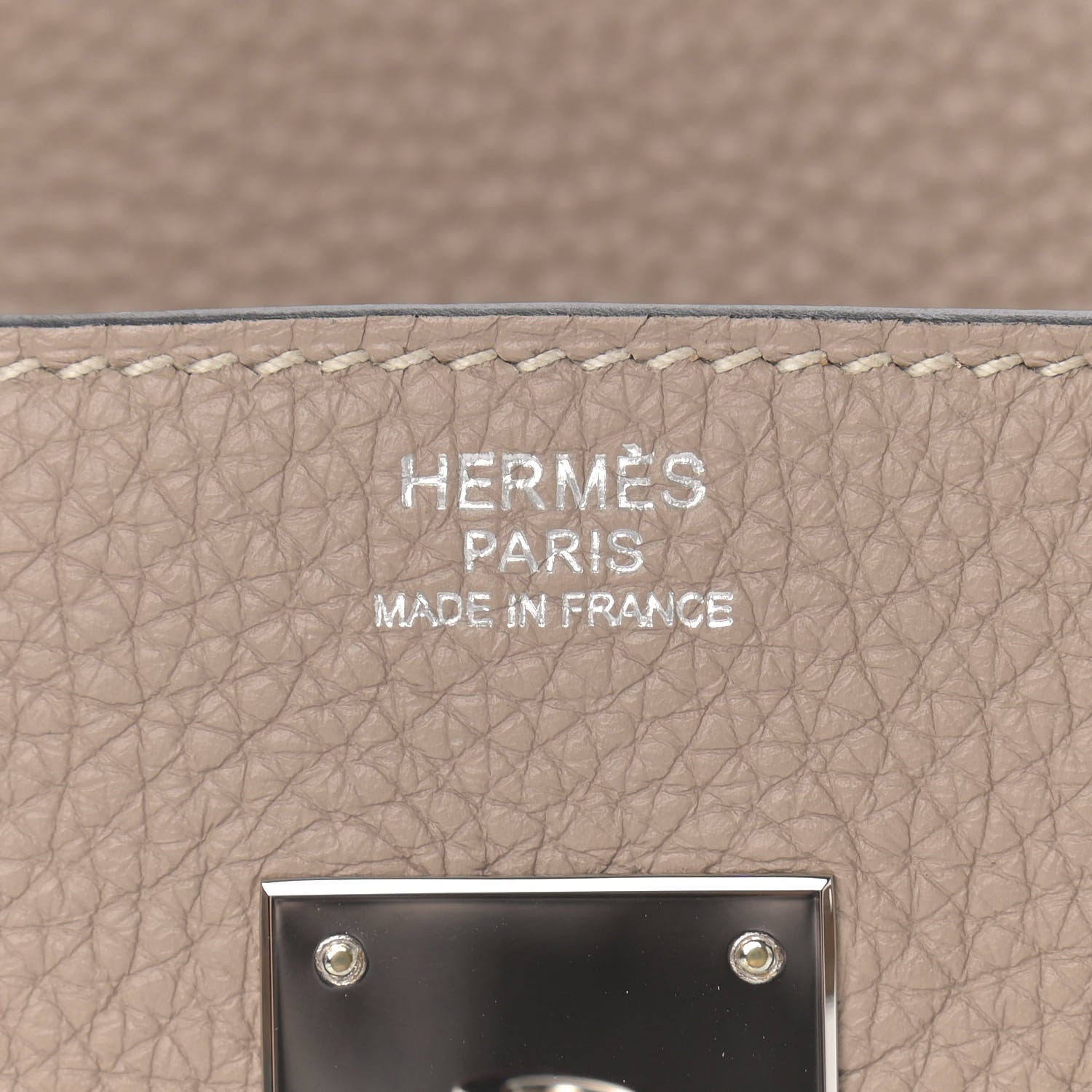 Hermes Togo Birkin 30 Gris Tourterelle 5 of 10