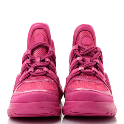 Louis Vuitton Calfskin Technical Nylon LV Archlight Sneakers 40 Rose Pop 2 of 13