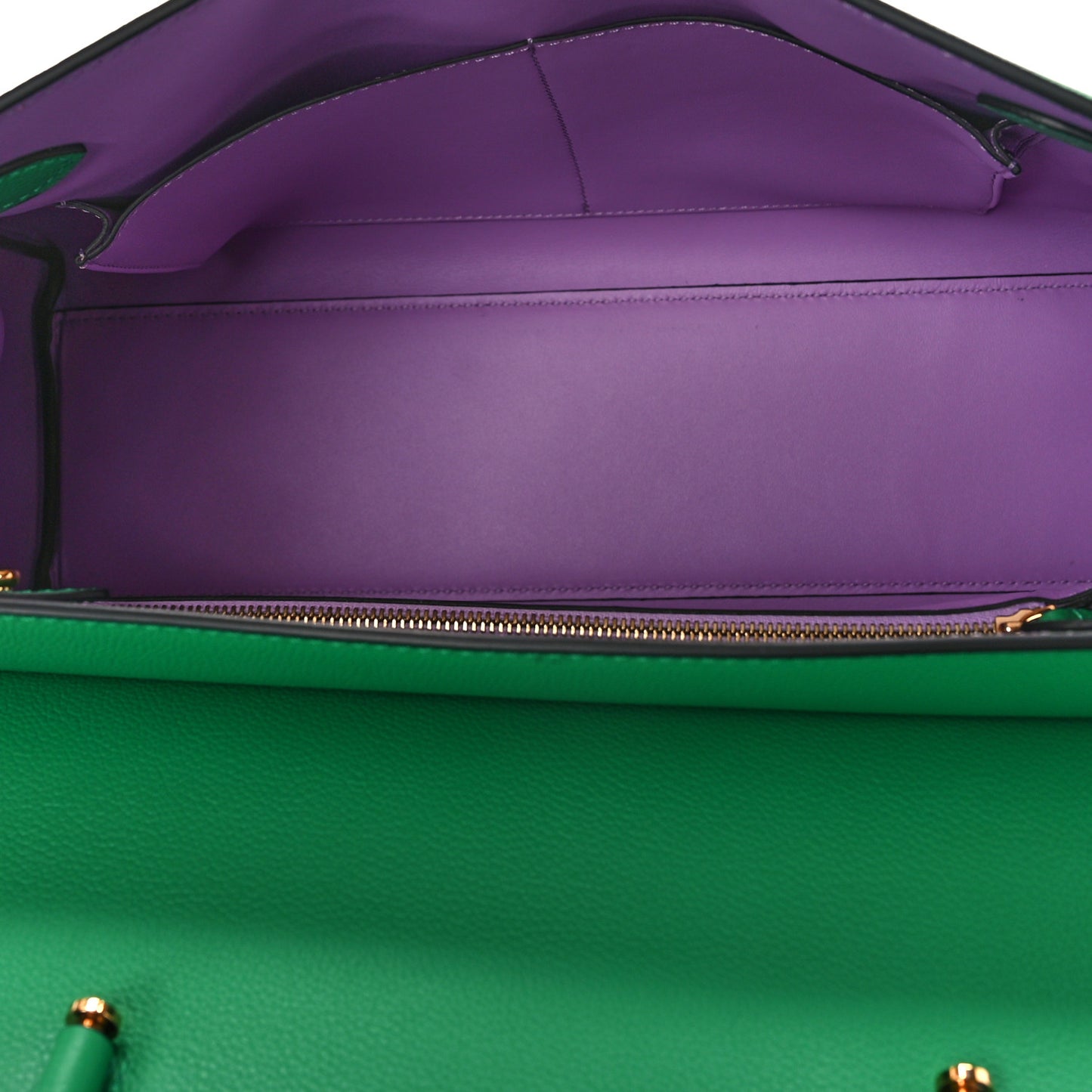 Calfskin Large La Medusa Bag Green