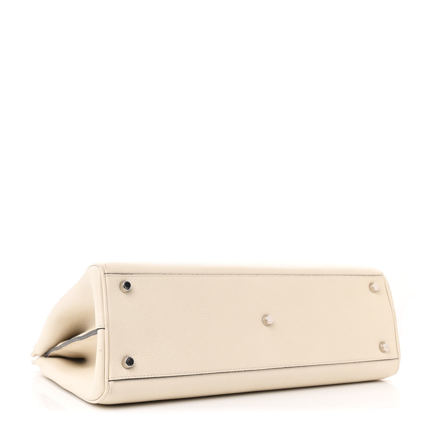 Gucci Grainy Calfskin Medium Zumi Top Handle Bag Mystic White 4 of 16
