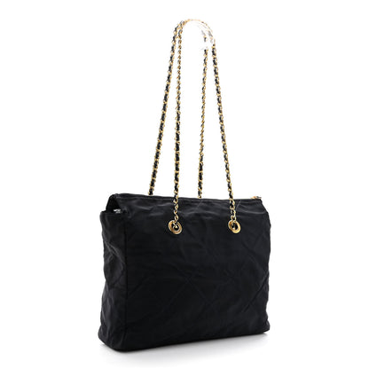 Prada Nylon Tessuto Quilted Shoulder Bag Blue 3 of 9