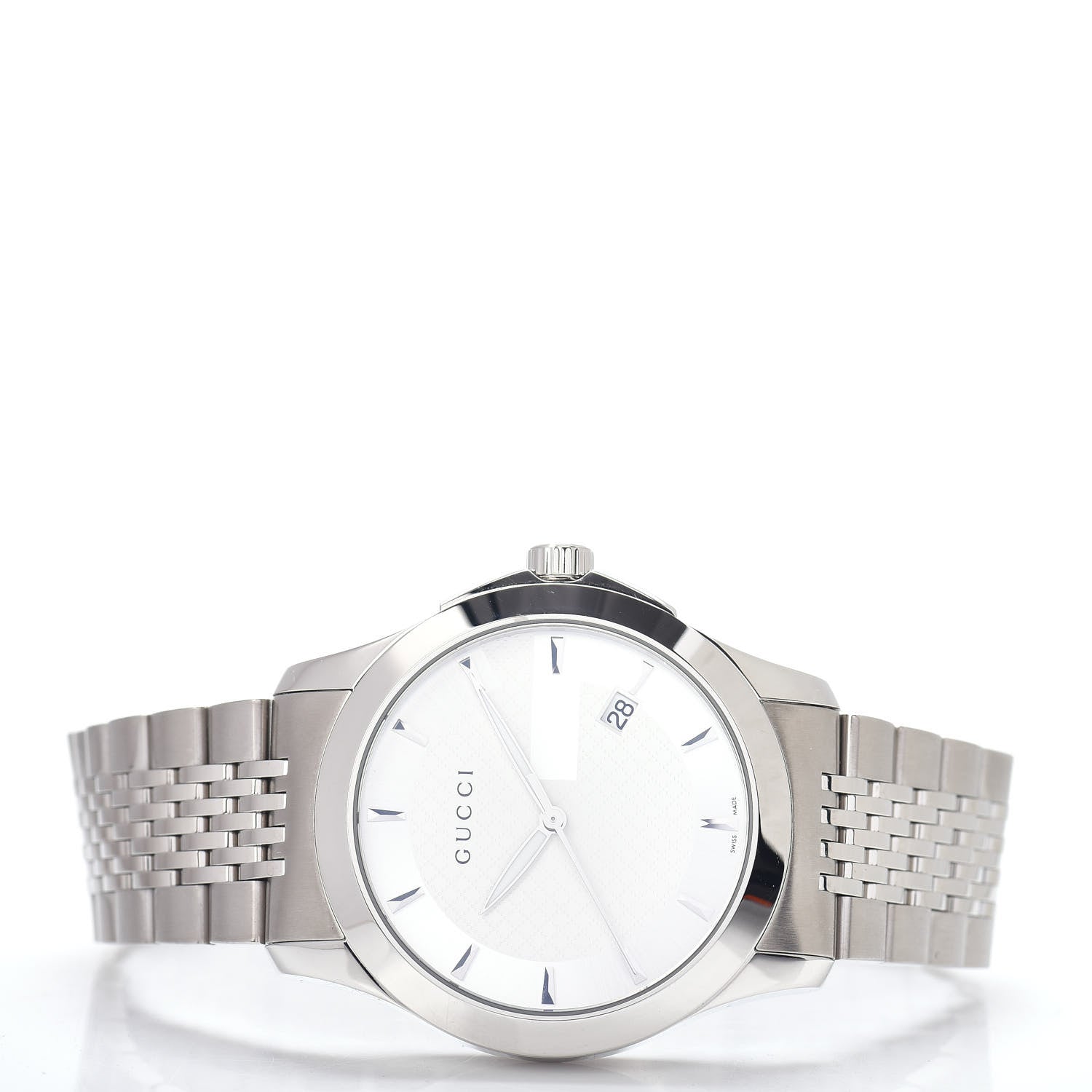 Gucci Stainless Steel 38mm G-Timeless Quartz Watch 2 of 4