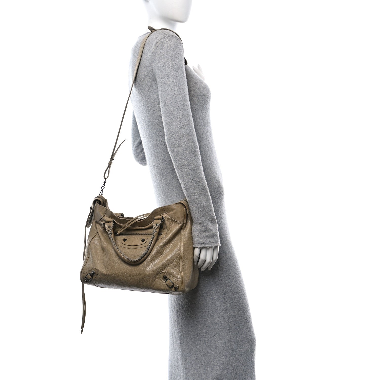 Balenciaga Agneau Classic Hardware Velo Latte Beige 3 of 14
