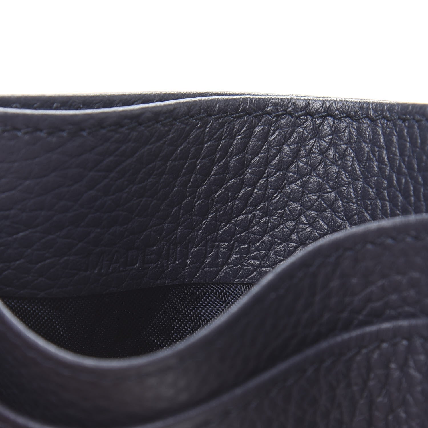 Christian Dior X AIR JORDAN Grained Calfskin Card Holder Bleu 7 of 9