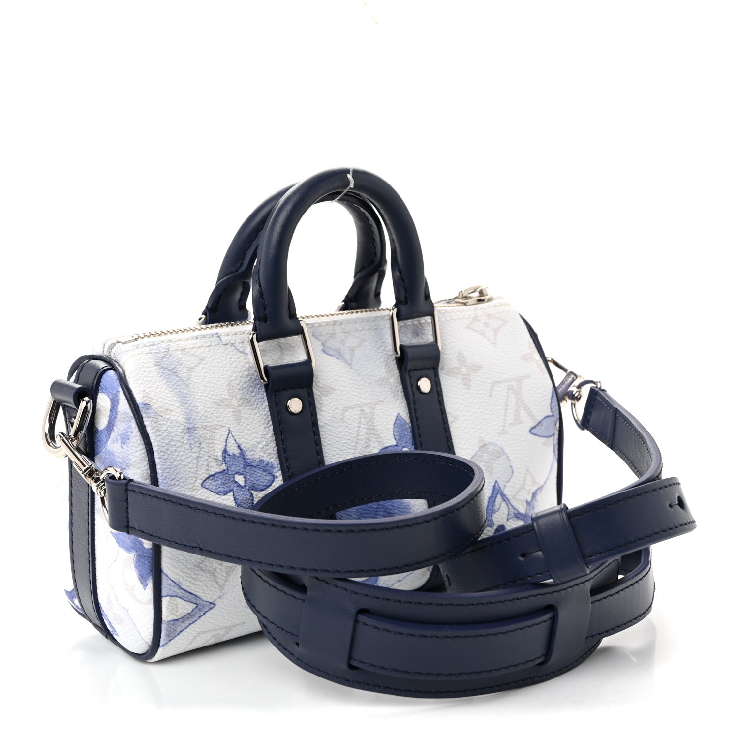 Louis Vuitton Monogram Watercolor Keepall XS Blue 3 of 9