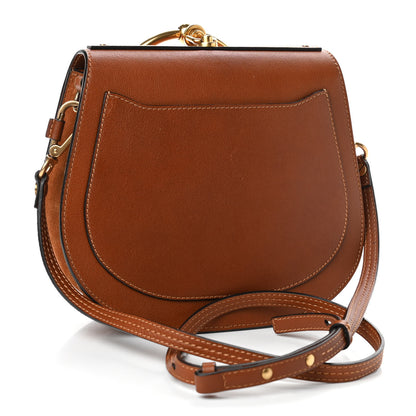 Chloe Calfskin Suede Medium Nile Bracelet Bag Caramel 2 of 5