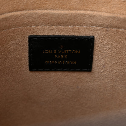 Louis Vuitton Calfskin Monogram On My Side MM Laurier Green Toffee Latte Beige 6 of 21