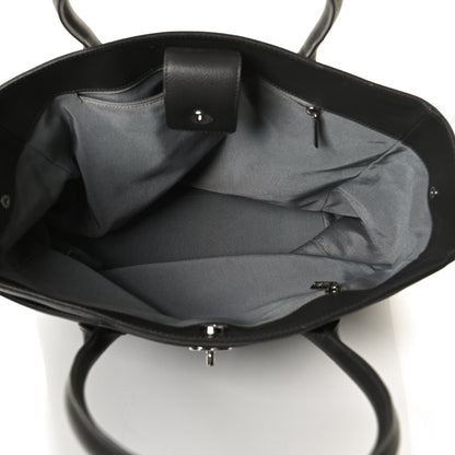 Chanel Calfskin Tall Cerf Tote Dark Grey 4 of 10