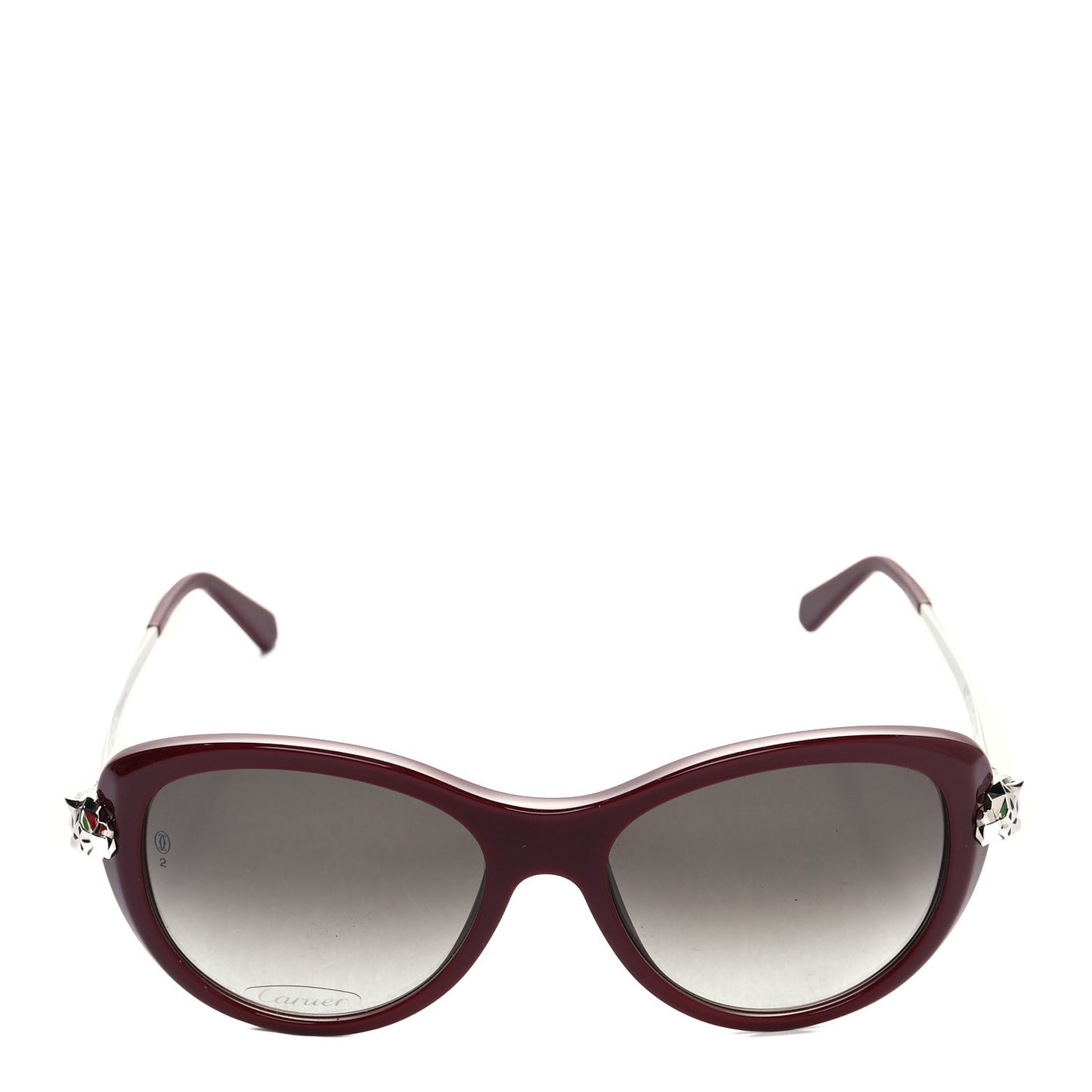 Panthere Wild De Cartier Sunglasses Burgundy