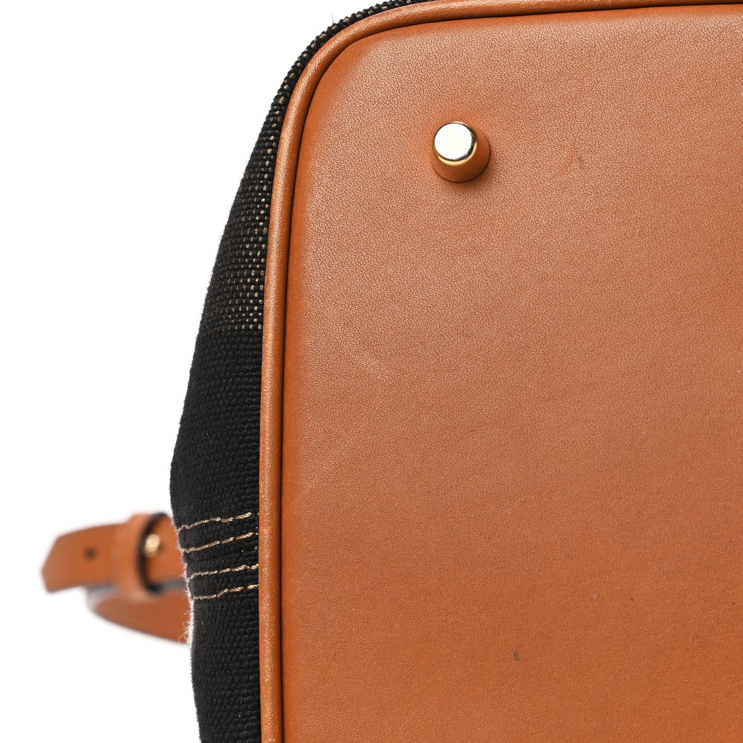 Grainy Calfskin Canvas Mega Check Medium Ashby Tassel Hobo Saddle Brown