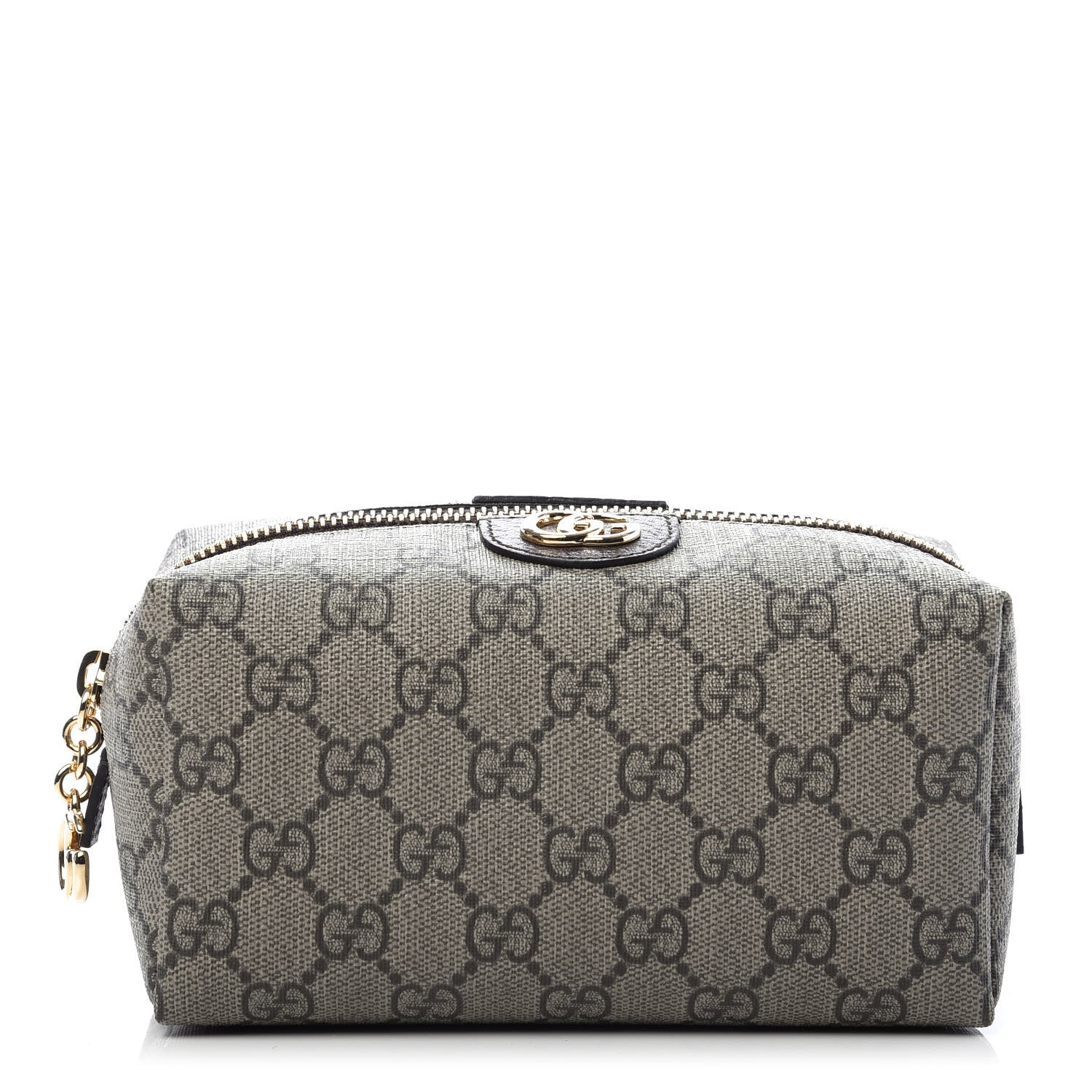 Gucci Soft GG Supreme Monogram Calfskin Medium Ophidia Cosmetic Case Beige Ebony New Acero 1 of 8