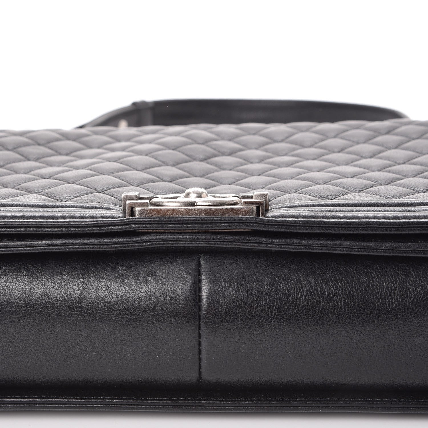 Chanel Calfskin Quilted Large Boy Flap Black 10 of 14