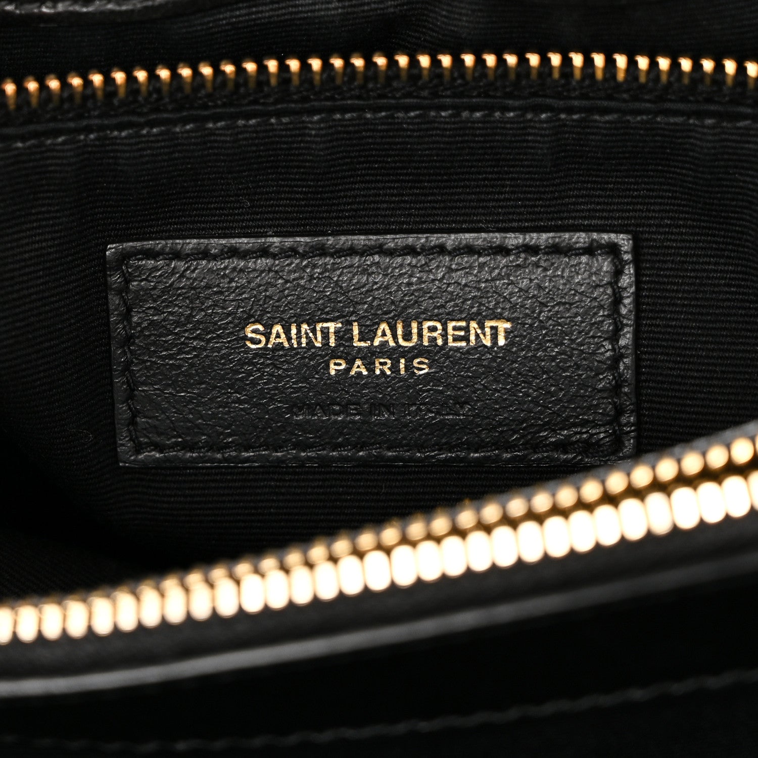 Saint Laurent Calfskin Y Quilted Monogram Large Loulou Chain Satchel Black 6 of 10