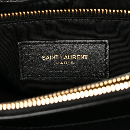 Saint Laurent Calfskin Y Quilted Monogram Large Loulou Chain Satchel Black 6 of 10