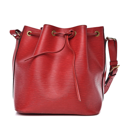 Louis Vuitton Epi Petit Noe Castillan Red 1 of 19