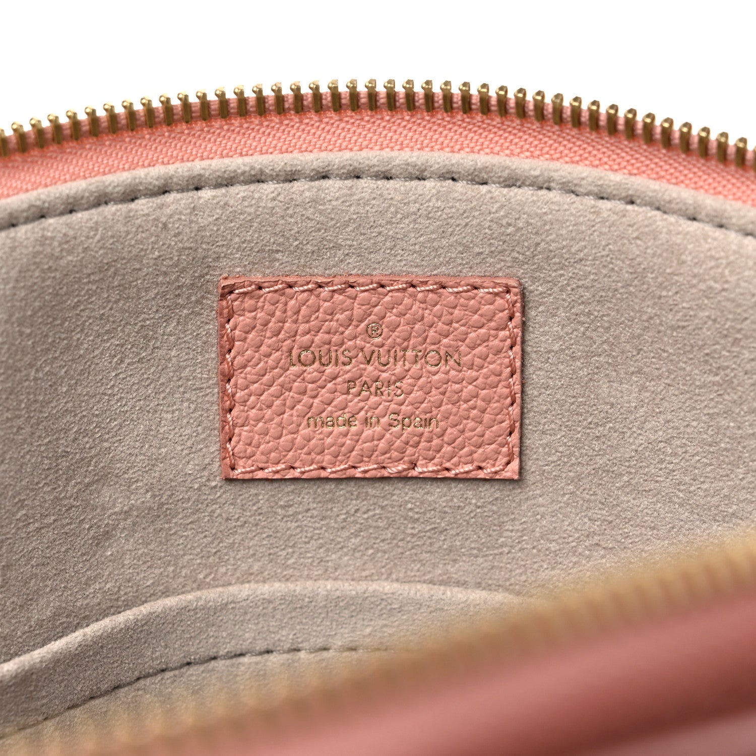 Louis Vuitton Empreinte Monogram Giant Petit Palais Rose Trianon Creme 6 of 8