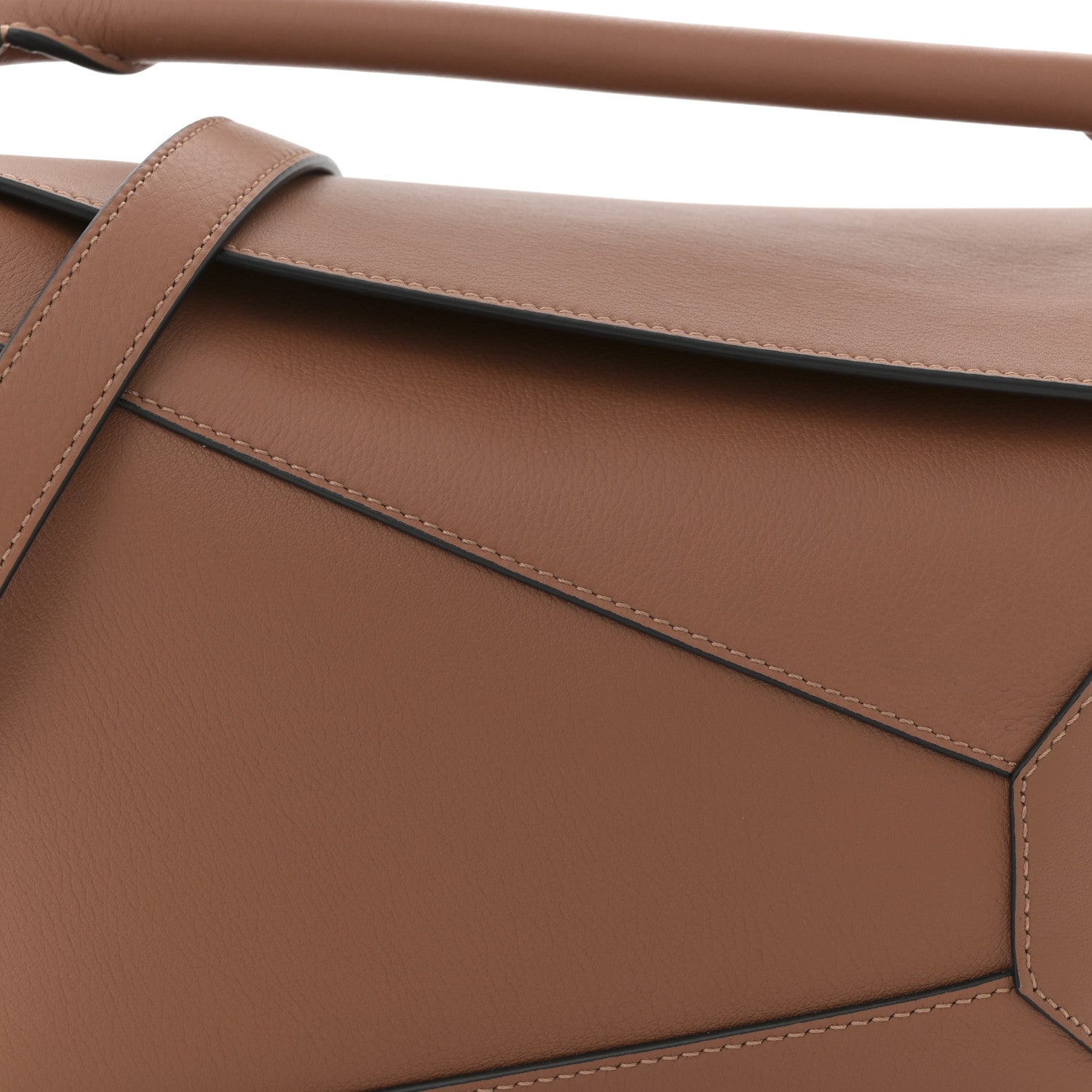 Loewe Calfskin Small Puzzle Edge Bag Tan 8 of 10