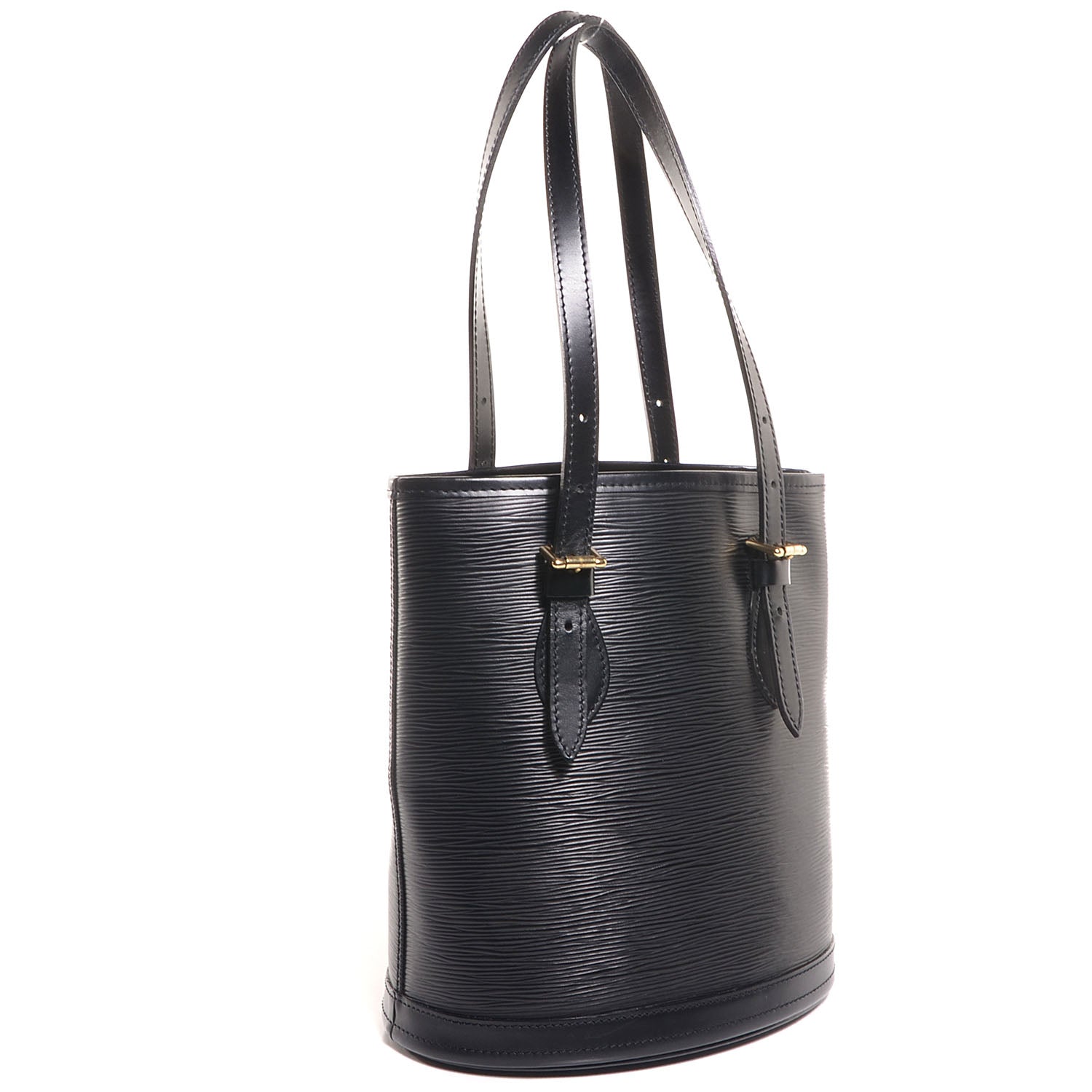 Louis Vuitton Epi Petit Bucket 23 Black 3 of 8