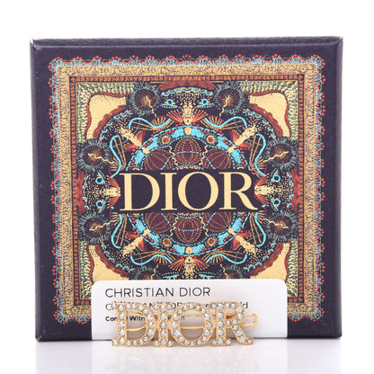 Christian Dior Metal Crystal Dior(r)evolution Barrette Gold 3 of 3