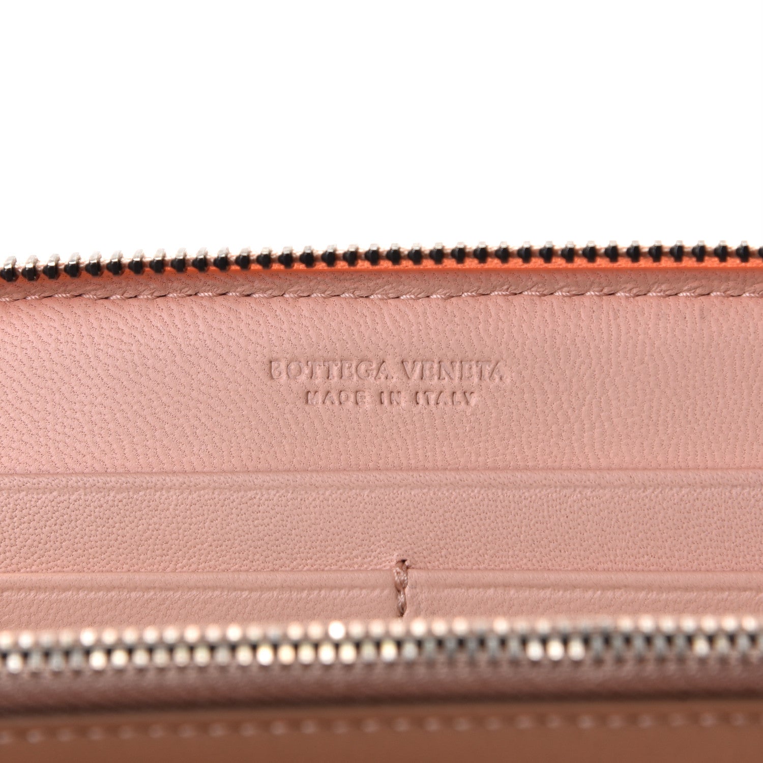 Bottega Veneta Nappa Intrecciato Ayers Zip Around Wallet Flamingo 7 of 13